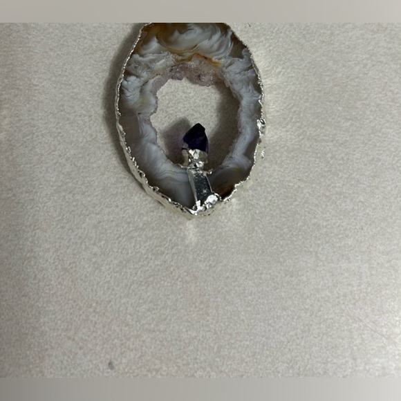 50% off original listed price Giode & Amethyst With silver - Picture 2 of 4